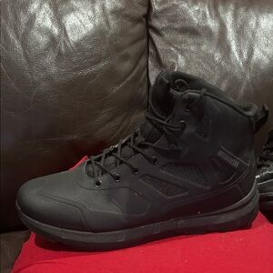 Interceptor black boot Men size 12